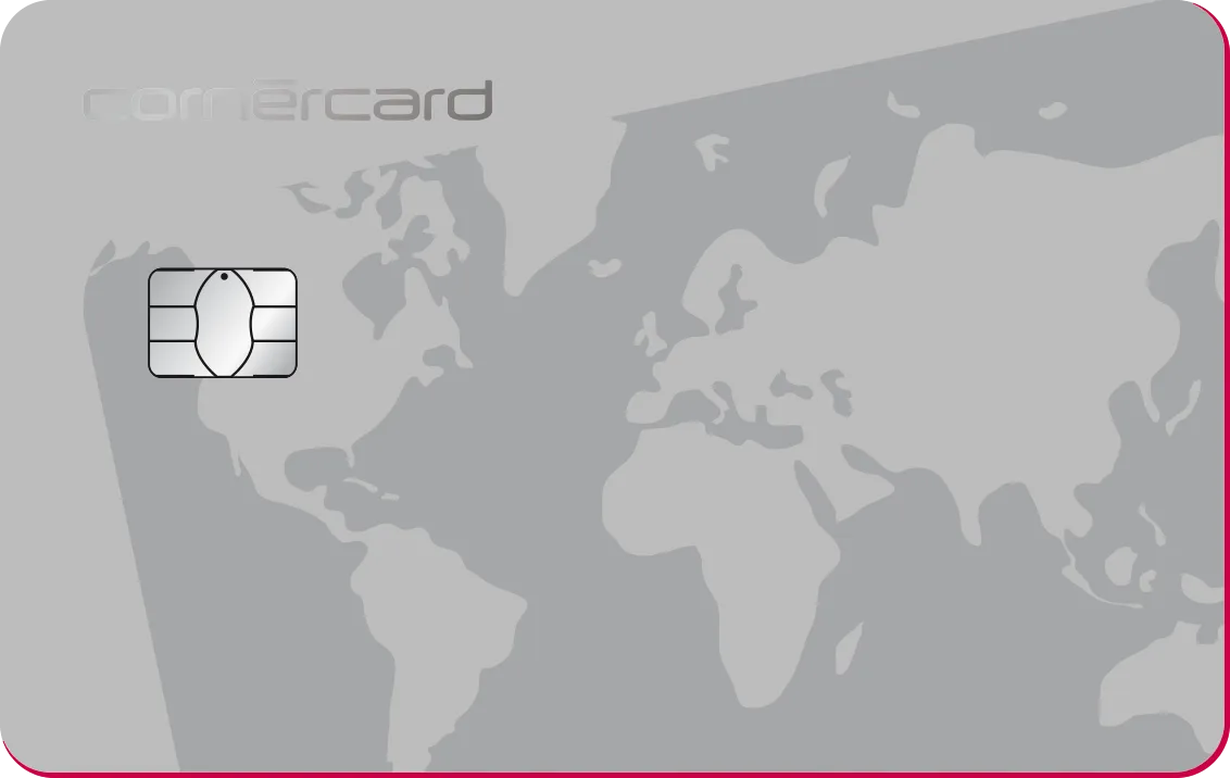 Cornèrcard easyTravel prepaid card in silver design