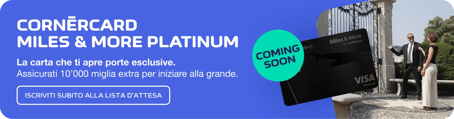 Coming soon: Cornèrcard M&M Platinum
