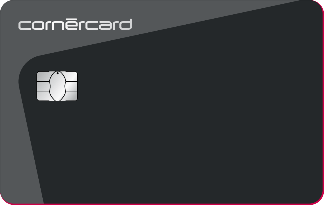 Cornèrcard Classic Kreditkarte für Privatkunden in schwarzem Design