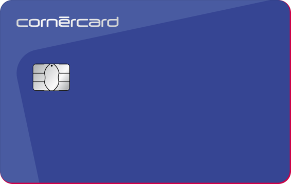 Carta di credito Cornèrcard Classic per clienti privati in design blu