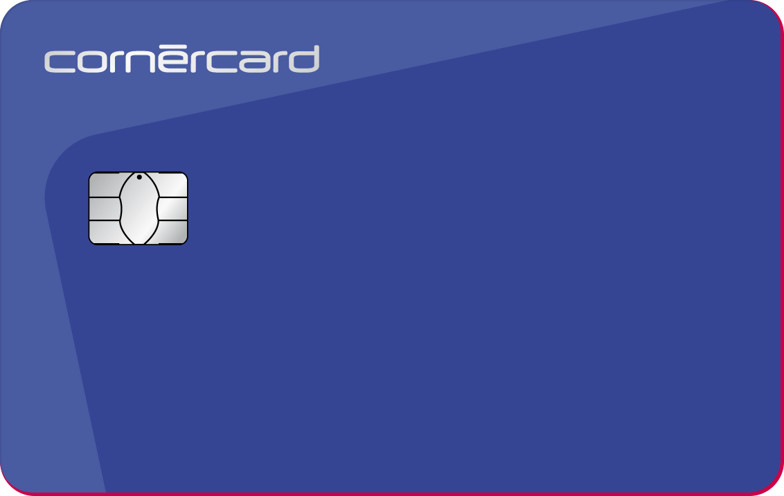 Cornèrcard Classic Kreditkarte für Privatkunden in blauem Design