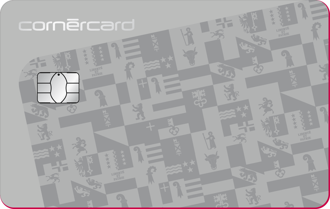 Cornèrcard Classic Kreditkarte für Privatkunden in silberner Farbe