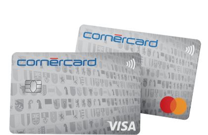 Cornèrcard Classic Kreditkarten für Privatkunden in silberner Design
